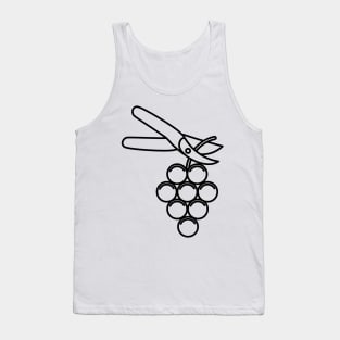 Grape Trimming Tank Top